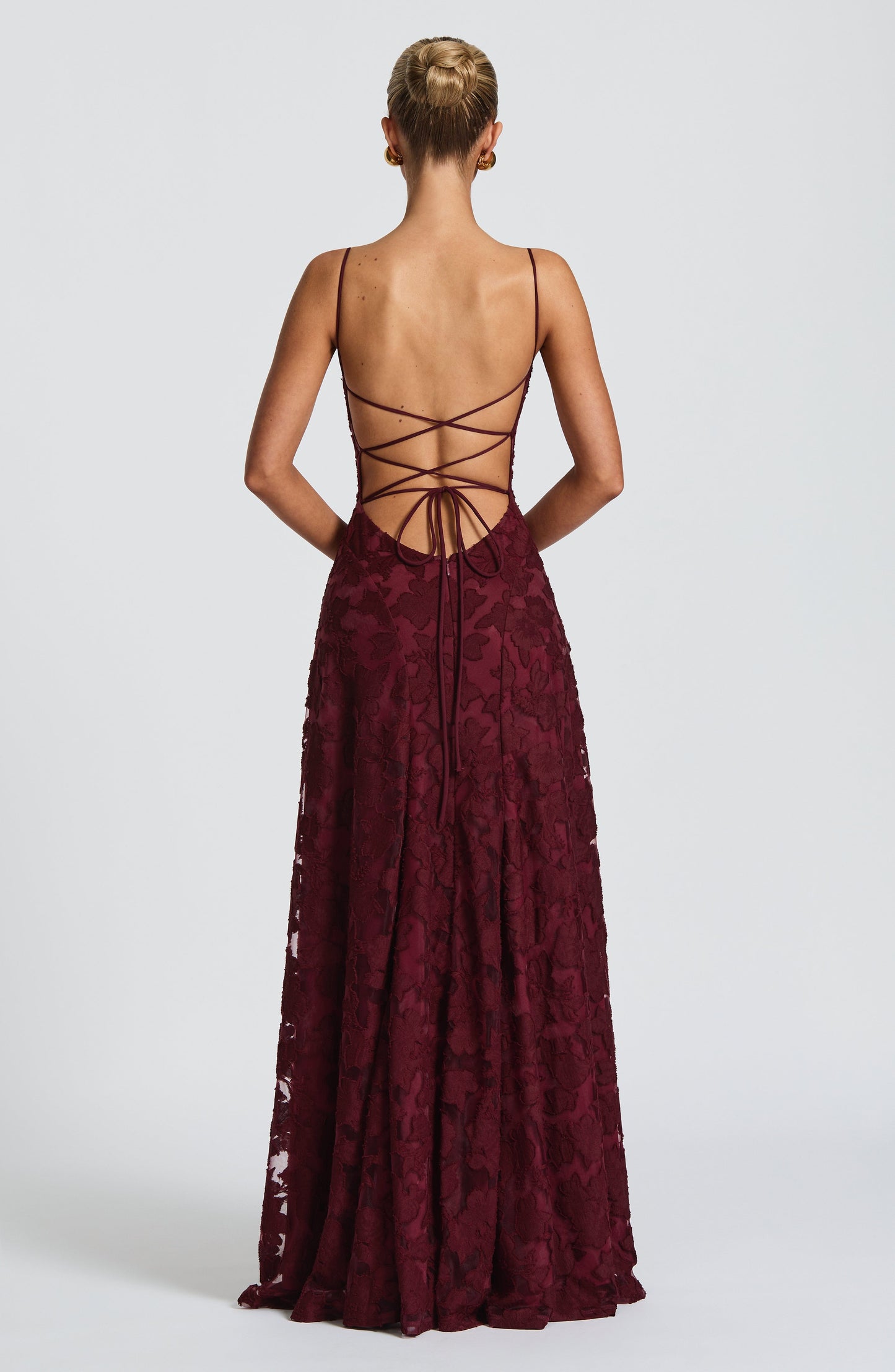 Francis Maxi Dress - Cherry Lacquer(__Limited Stock - Handmade to Order)