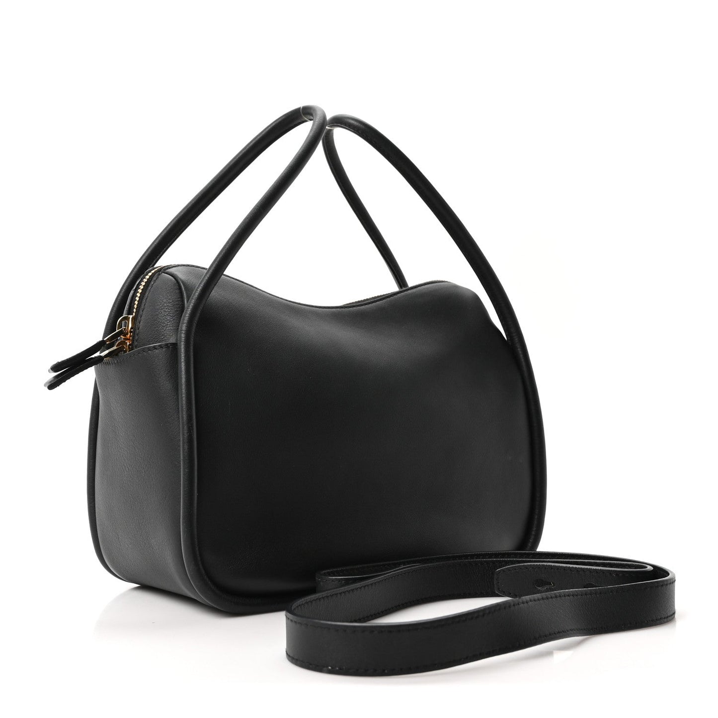 Soft Calfskin Darling Shoulder Bag Black