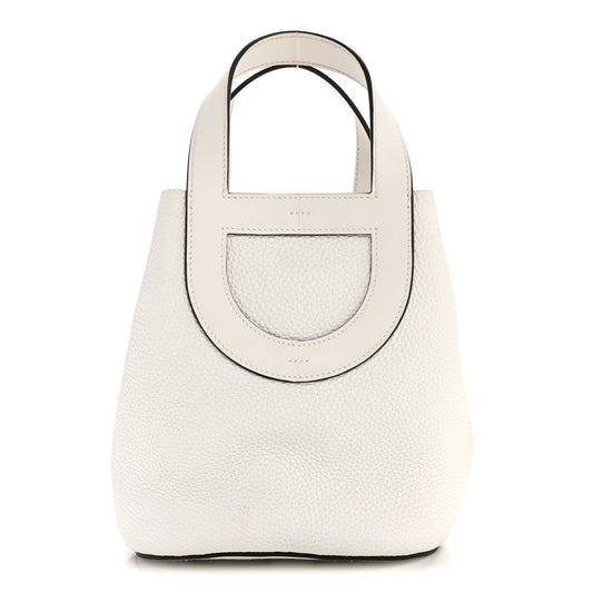 Taurillon Clemence Swift In-The-Loop 18 Bag New White