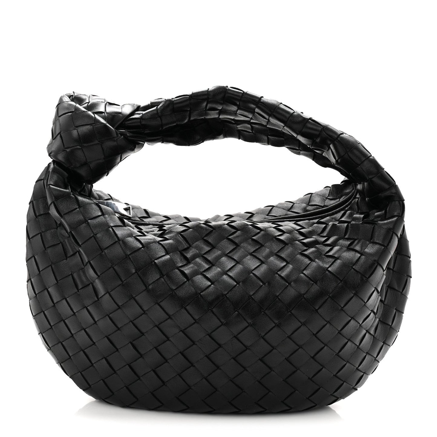 Nappa Intrecciato Teen Jodie Hobo Black