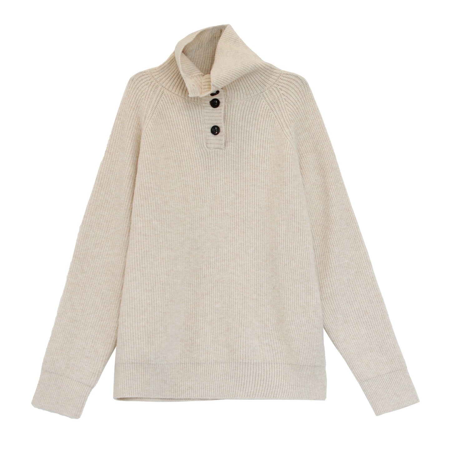 Winter Spring  Loose Knitted Turtleneck Sweater
