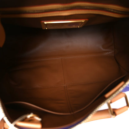 Calfskin Monogram Speedy P9 Bandouliere 40 Amethyst