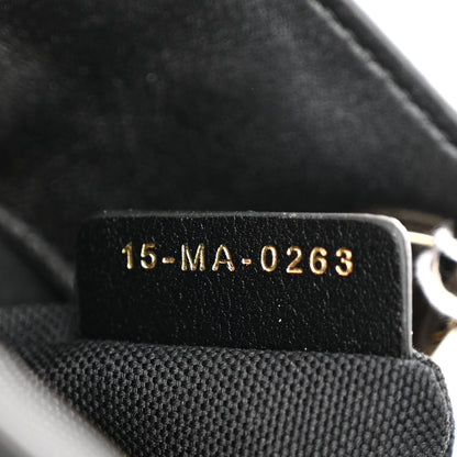 Calfskin Cannage Small The Lady 95.22 Black