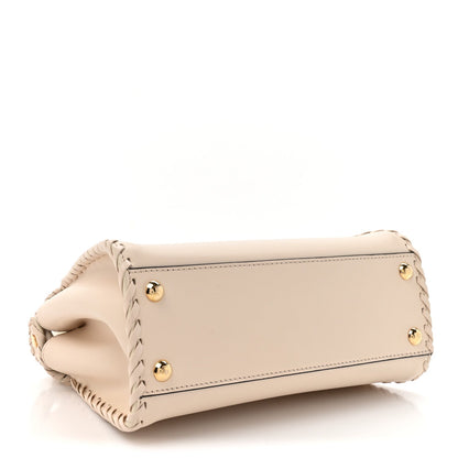 Nappa Interlace Mini Peekaboo Iconic Satchel Camelia