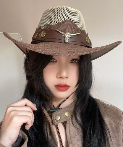 European And American Outdoor Breathable Cowboy Hat
