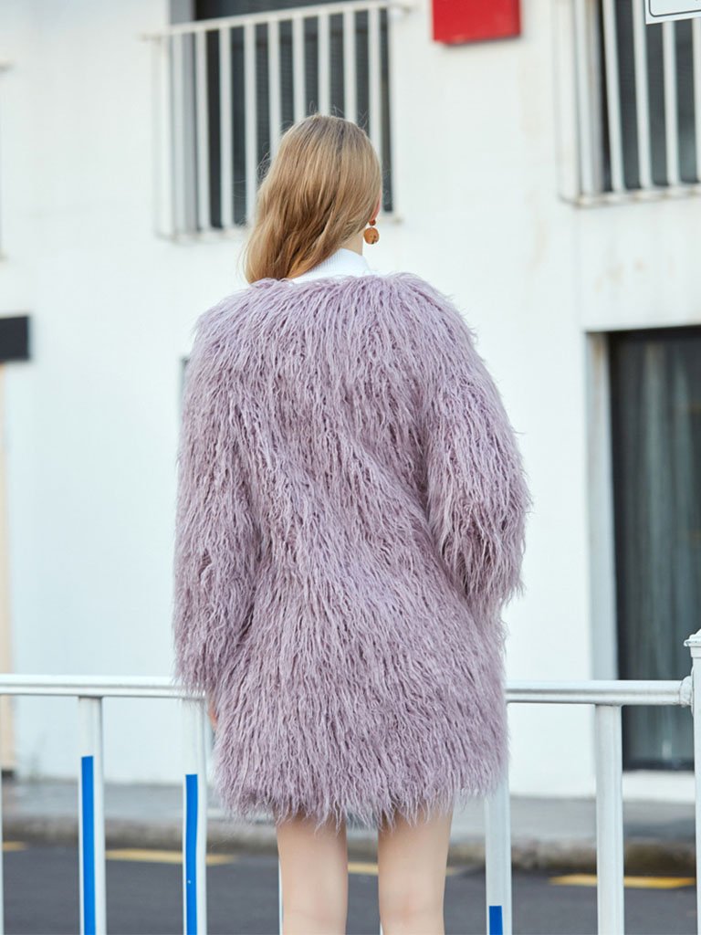Faux Fur Long Coat Women Winter Coat