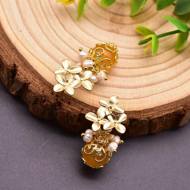 Women Retro Fashion Simple Floral Earrings(2 Pieces)