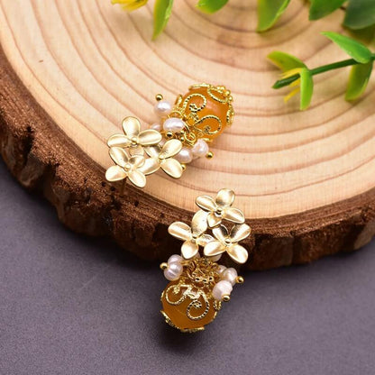 Women Retro Fashion Simple Floral Earrings(2 Pieces)