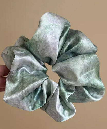 Modern Blue Satins Tie Dy Hair Band