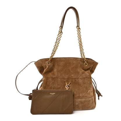 Suede Small Jamie Shopping Tote Golden Leaf