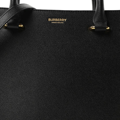 Calfskin Mega Check Small Banwell Tote Black