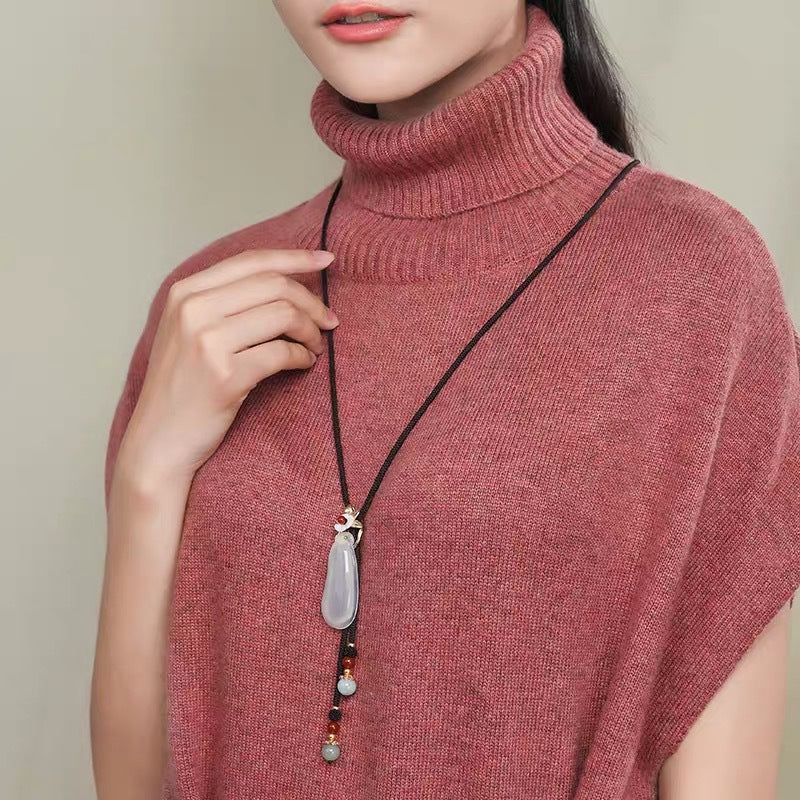 Retro Art Necklace