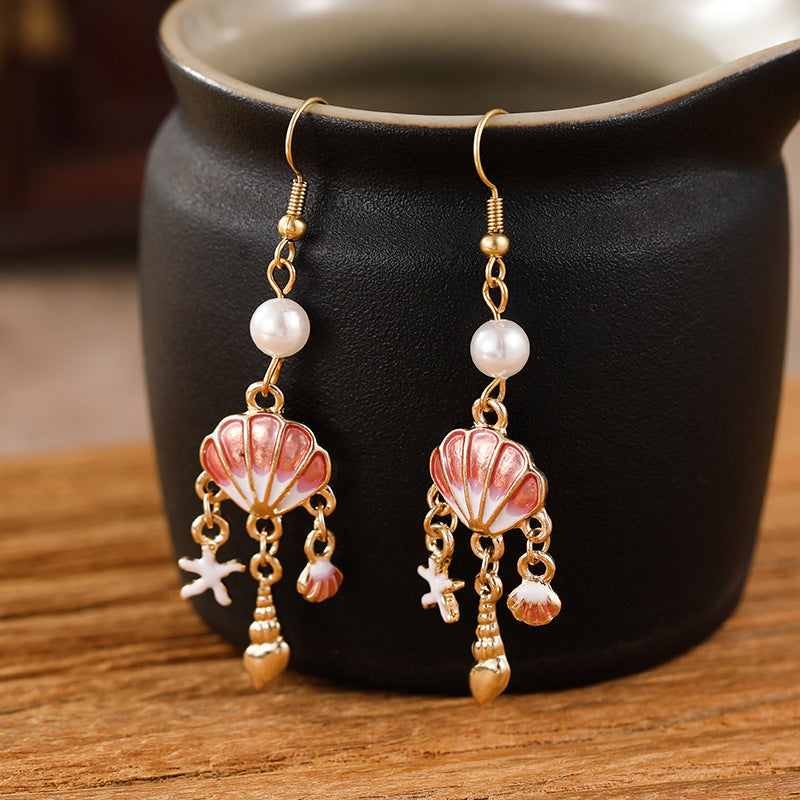 Design Sense Temperament Long Earrings