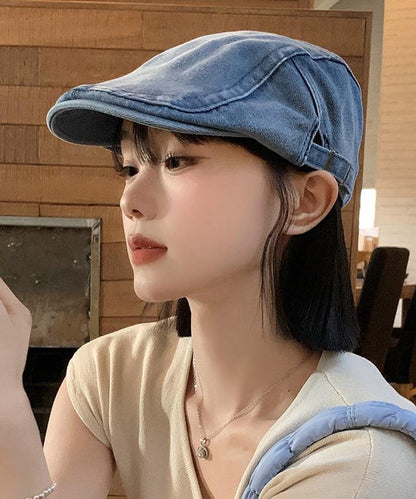 Unique Coffee Versatile Fashion Corduroy Breton Hat