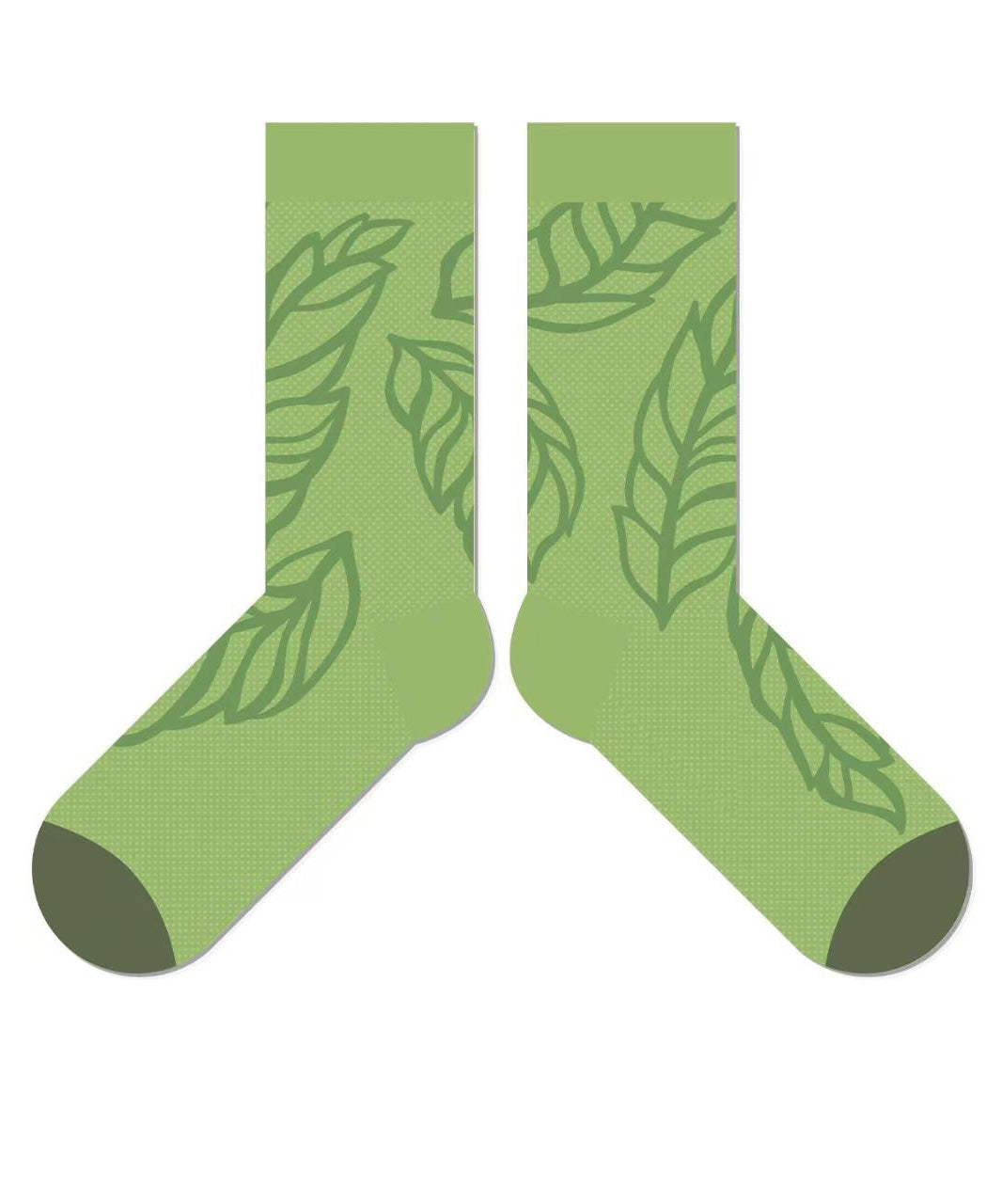Boutique Jacquard Thin Breathable Cotton Mid Calf Socks