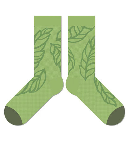 Boutique Jacquard Thin Breathable Cotton Mid Calf Socks