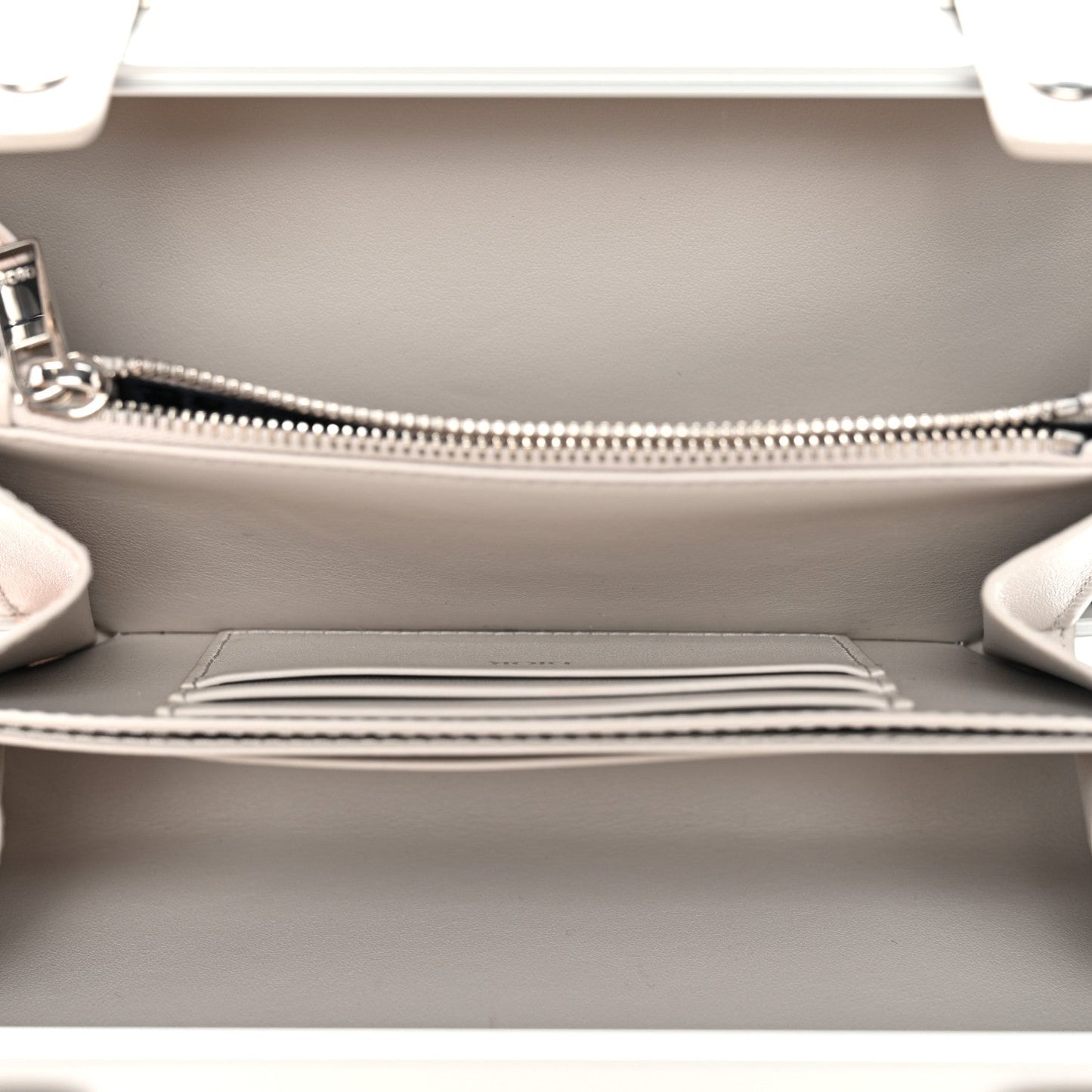 X RIMOWA Aluminum Personal Clutch On Strap Silver
