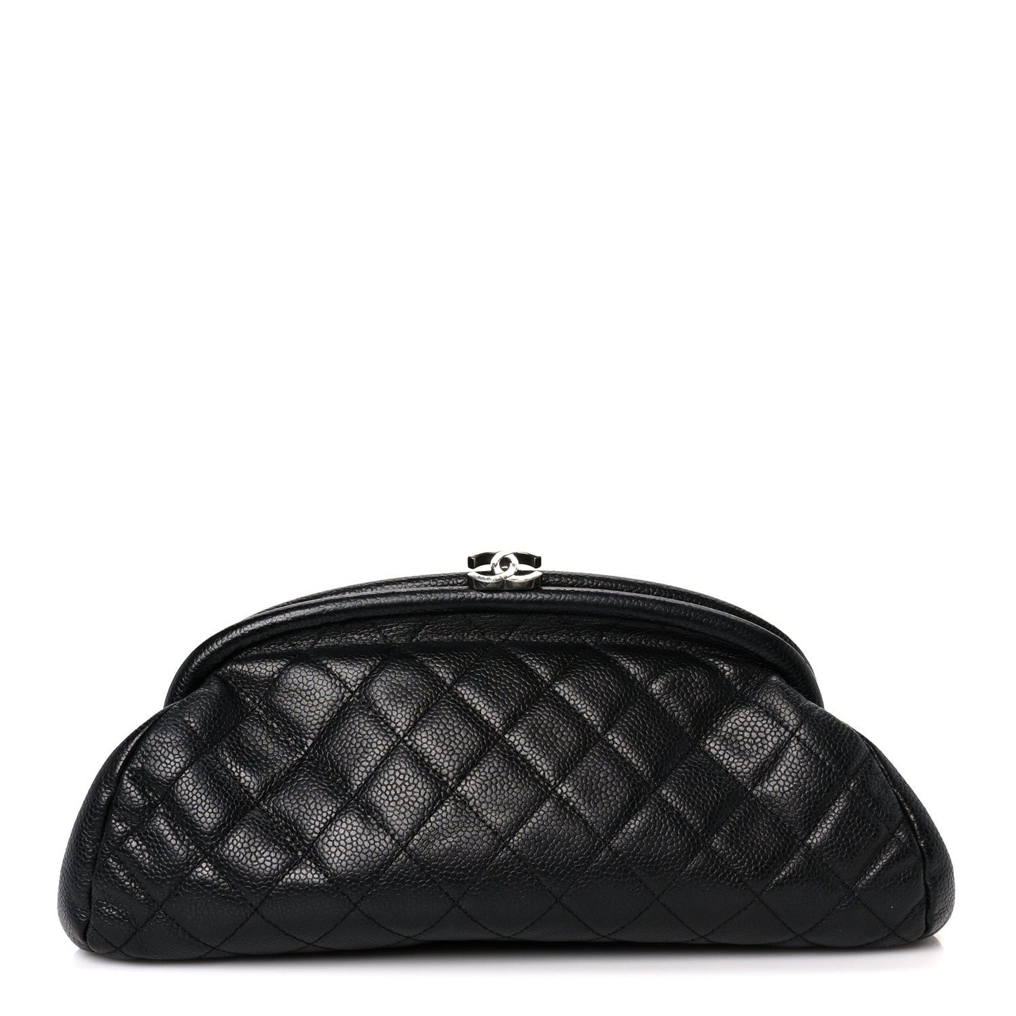 Caviar Quilted Timeless Clutch Black