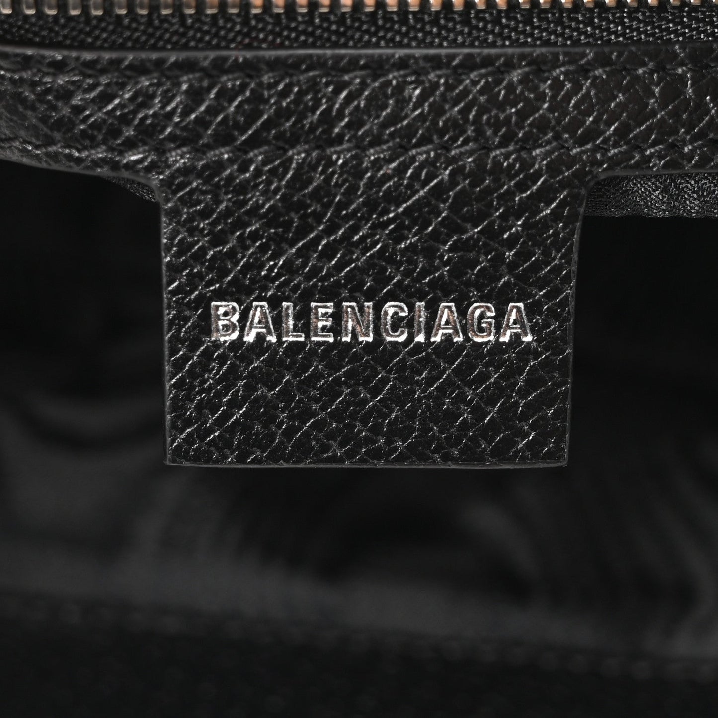 X BALENCIAGA Supreme Monogram Calfskin Web Medium Jackie 1961 Hobo Black