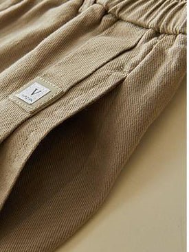 Ladies Casual Elastic High Waist Ninth Pants