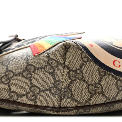 GG Supreme Monogram Courrier Belt Bag Beige New Acero