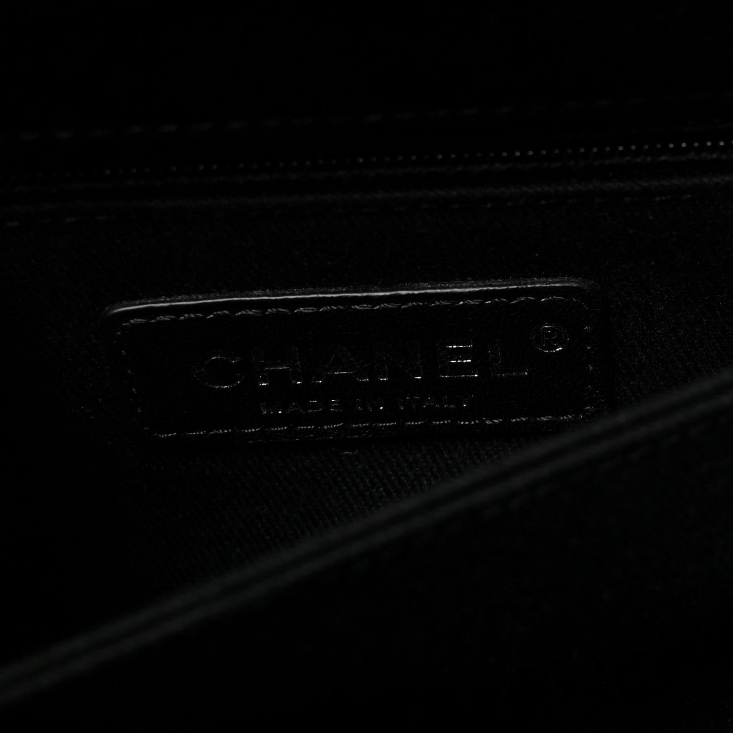 Iridescent Caviar Quilted Mini Coco Handle Flap So Black