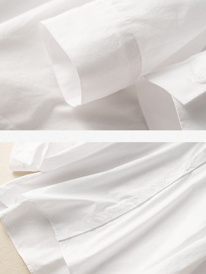 Natural Fabric Loose And Casual Shirt With Vintage Fungus Design