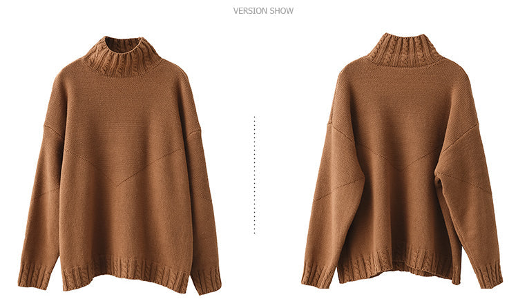 Retro Crochet Temperament Warm Sweater