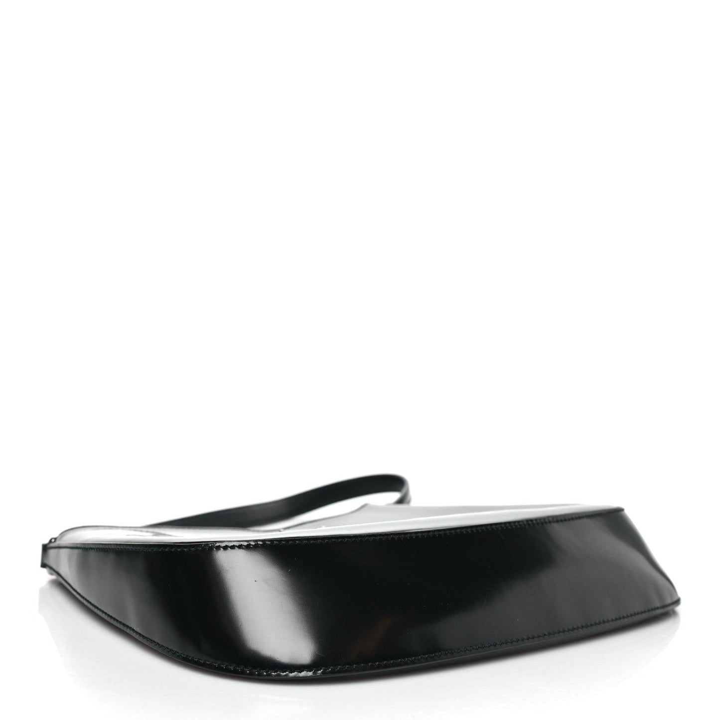 Spazzolato Cleo Shoulder Bag Black