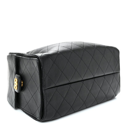 Caviar Quilted Small Chanel 25 Handbag Black