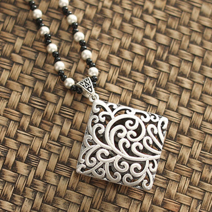 Ethnic style With Imitation Silver Pendant For Necklaces
