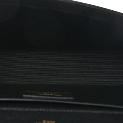 Grain De Poudre Medium Classic Monogram Kate Satchel Black
