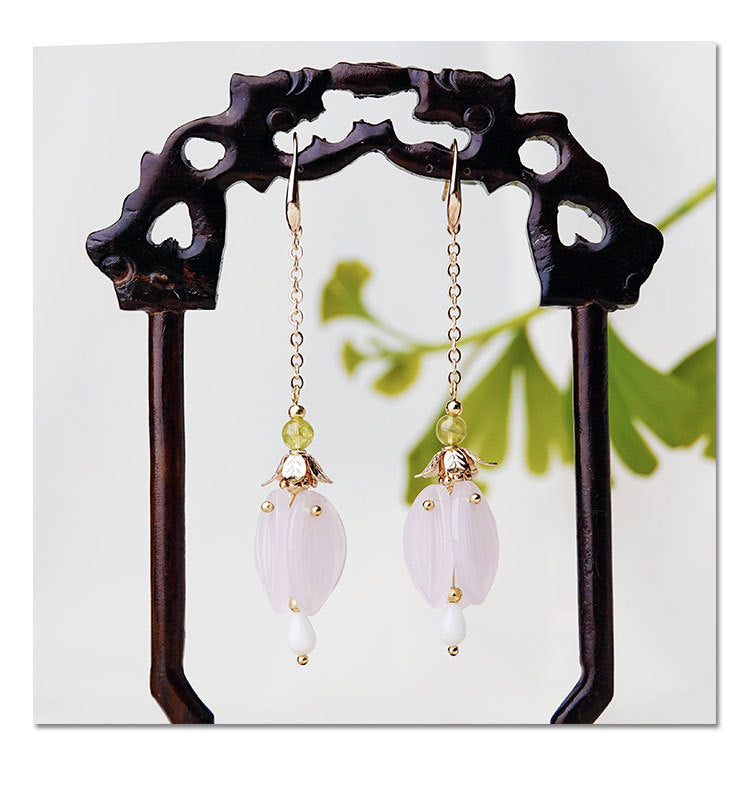 New Simple High-End Tassel Earrings