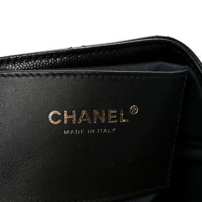 Caviar Quilted Mini Chanel 25 Handbag Black