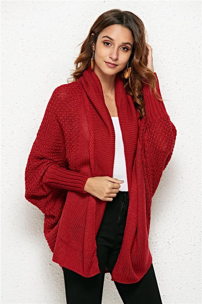 Colbie Dolman Cardigan - Green