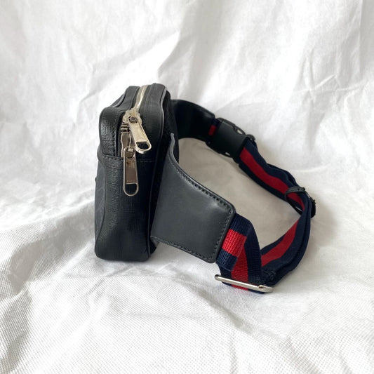Gucci grey canvas Guccisima grey belt bag