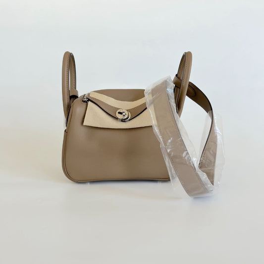 Hermes Mini Lindy Veau Swift Leather Bag
