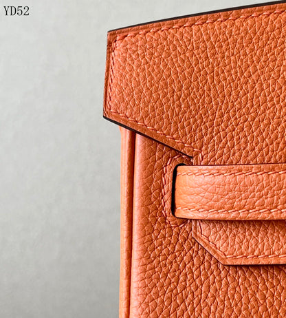 H BIRKIN 25 TOGO ORANGE  GOLD HARDWARE 25CM