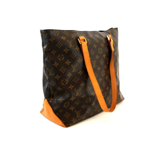 Louis Vuitton Monogram Cabas Mezzo Shoulder Bag