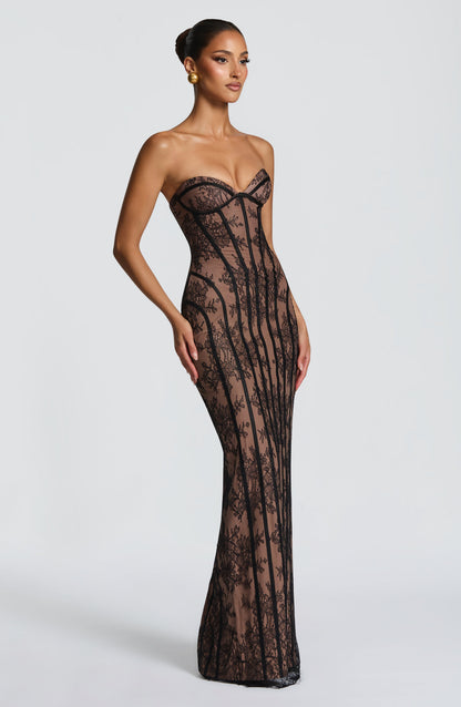 Sian Maxi Dress - Black