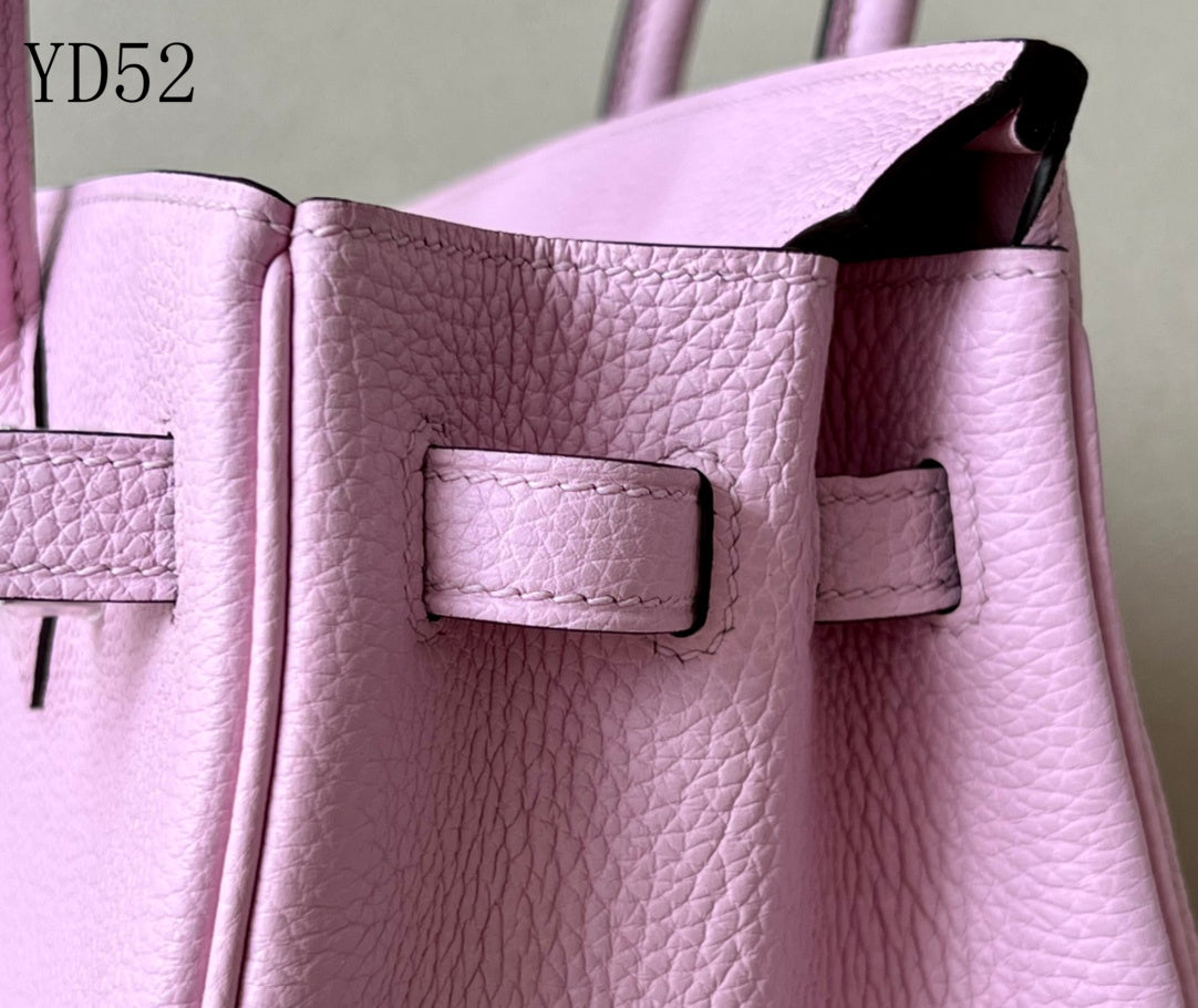 H BIRKIN 25 TOGO PINK  SILVER HARDWARE 25CM